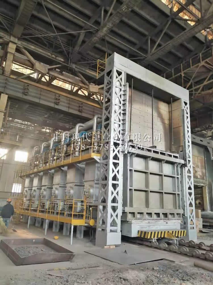 現(xiàn)代工業(yè)爐臺車式燃?xì)饧訜釥t